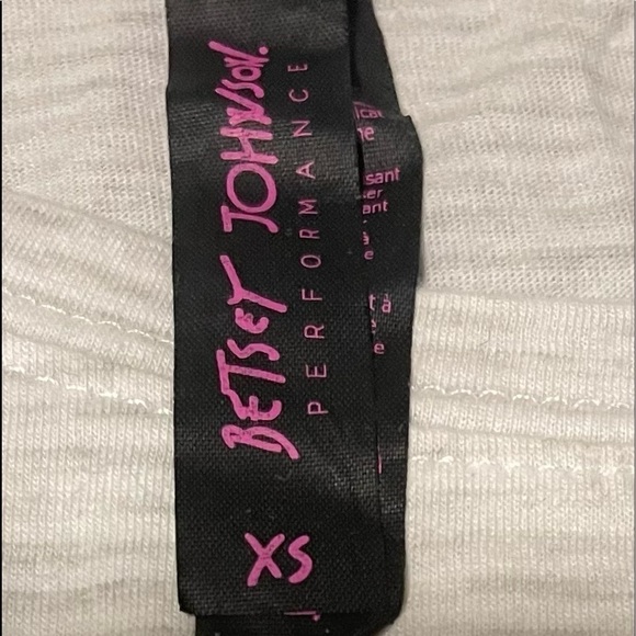 BETSEY Johnson Performance Tunic Length White & gray striped top/tunic - Picture 8 of 9